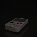 Nintendo Game Boy Classic White Handheld Gaming Device With Cross Pad And Pink Buttons