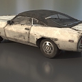 Scrap car broken car broken car abandoned car broken car broken car low face number low model simple model game sub-era film and television level super realistic high precision 3d model