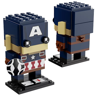 Lego Toys Modern Toys Captain America 3d model