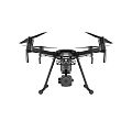 Advanced Black Drone With Multiple Propellers And Professional Camera Equipment 3d model