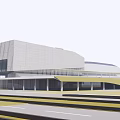 Modern Health Emergency Rescue Center Building With Contemporary Architectural Design And Spacious Courtyard