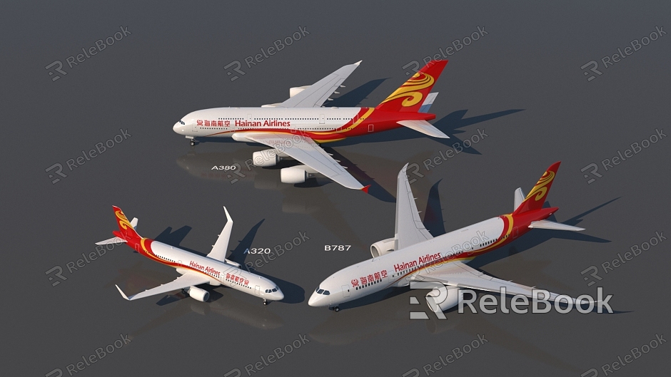 Various aircraft types of HNA model