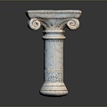 Columns Stone Columns Stone Columns Old Columns Roman Columns Roman Columns Classical Columns Greek Columns 3d model