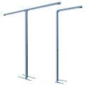 Outdoor Lights With Modern Metal Pole Design For Garden And Street Illumination
