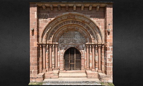 European Gate Church Gate 3d model