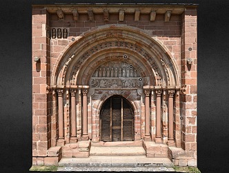 European Gate Church Gate 3d model