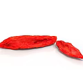 Fresh Dried Red Goji Berries Close Up View as Natural Healthy Superfood Snack
