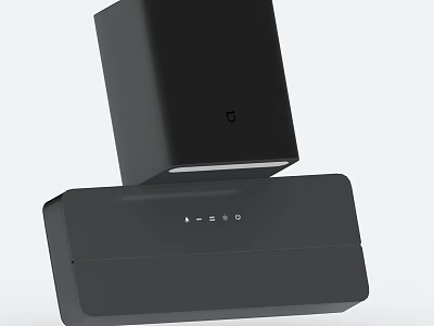 Sleek Black Wireless Bluetooth Speaker With Modern Design For Daily Electrical Use 3d model