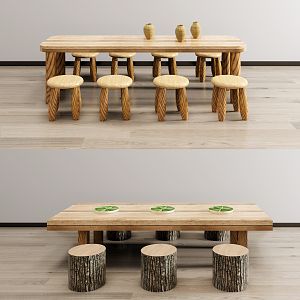 Modern Children's Table and Chair Children's Table and Chair Combination 3d model