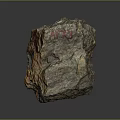 Rock Block Rock Block Rock Specimen Boulder Big Stone Block Rock Stratum Rock Stratum Rock Stratum Rock 3d model