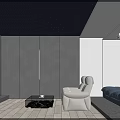 Modern Home Theater Room Interior Design With Starry Ceiling Large Screen And Comfortable Sofas