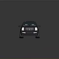 Dark Colored SUV With Roof Rack And Modern Front Grille Design