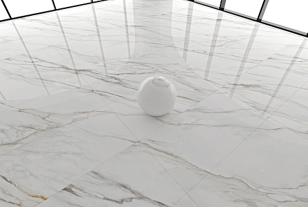 Marble Floor Tile Large Plate Tile Glazed Tile White Marble Floor Tile Bright Tile 3d model