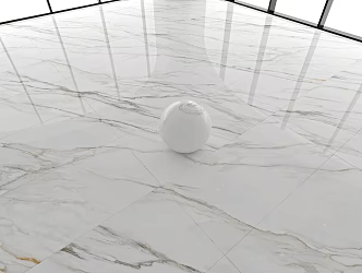 Marble Floor Tile Large Plate Tile Glazed Tile White Marble Floor Tile Bright Tile 3d model