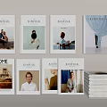 KINFOLK Lifestyle Magazines With Various Covers Including HOME Issue And Stacked Collection