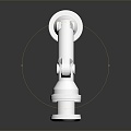 Modern Handle Metal Handle 3d model