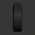 Firestone Original Black Tire With Smooth Surface And Classic Design Details