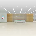 Modern Bank Lobby Interior With Spacious Design Service Counter And Self Service Kiosks