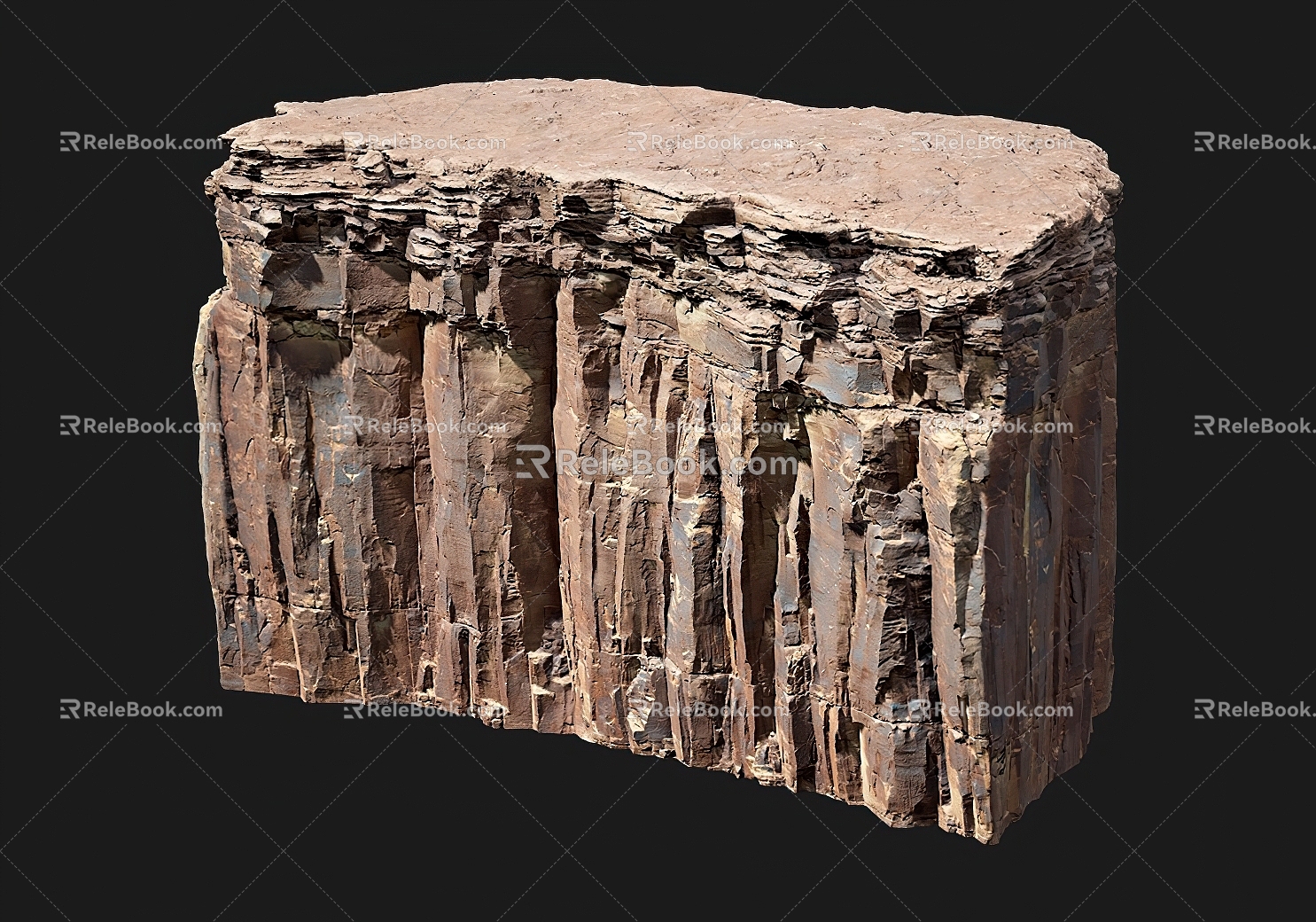 Mountain Stone Stone Cliff Mountain Topography Land Plot 3d model