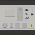 Modern Synthesizer Portable Synthesizer Mixer Reverberator 3d model