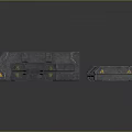 ammunition box sci-fi box sci-fi ammunition box arms box 3d model