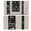 Modern White Bookcase With Multiple Shelves Books Decorative Items And Figurines