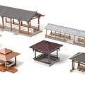 Outdoor Traditional And Modern Canopies With Various Roof Shapes And Styles