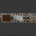 Model Steam Train With Red Roof Black Silver Body On Railway Track Dark Background