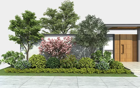 Modern Plant Heap 3d model