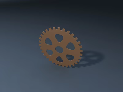 Hardware Tools Metal Gear with Multiple Teeth for Mechanical Projects 3d model
