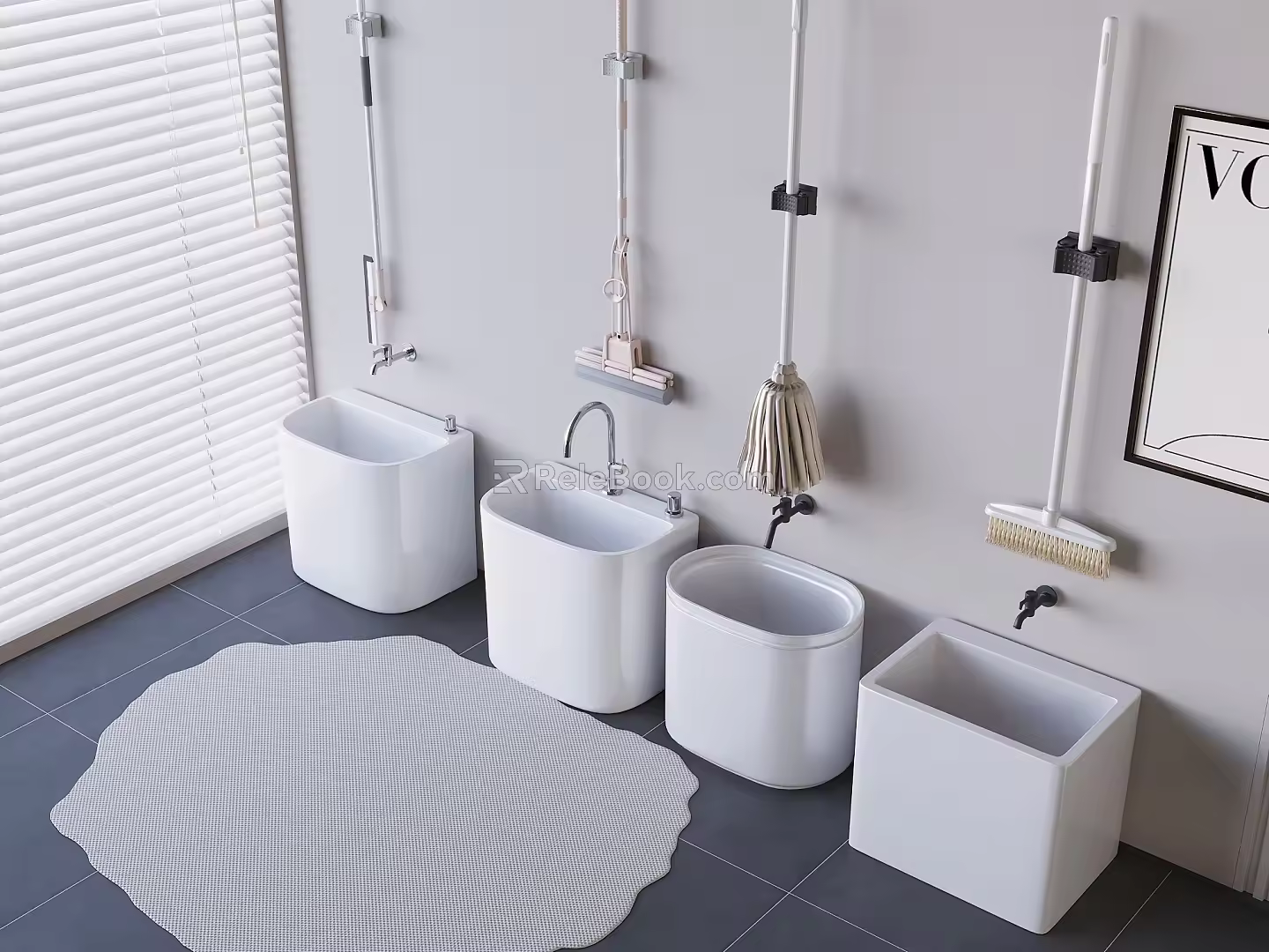 Mop pool 3d model