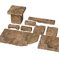Natural Stone Garden Stepping Stones With Various Irregular Shapes For Outdoor Use
