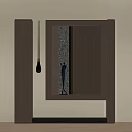 Modern Entryway Cabinet And Side Cabinet With Wooden Structure And Decorative Details