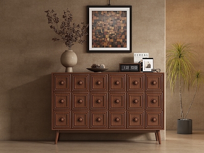 Middle Style Sideboard 3d model