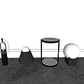 Modern table lamp 3d model
