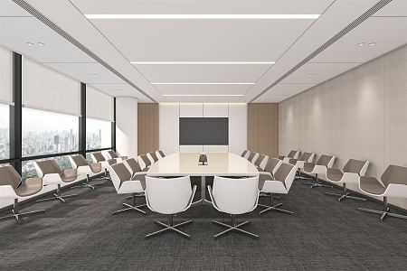 Modern Meeting Room Simple Atmospheric Meeting Room 3d model