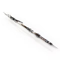 Ornate Long Silver Sword With Intricate Carvings Decorative Hilt And Sharp Blade