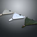 Various Colored Military Missile Models With Aerodynamic Design And Warhead Tips