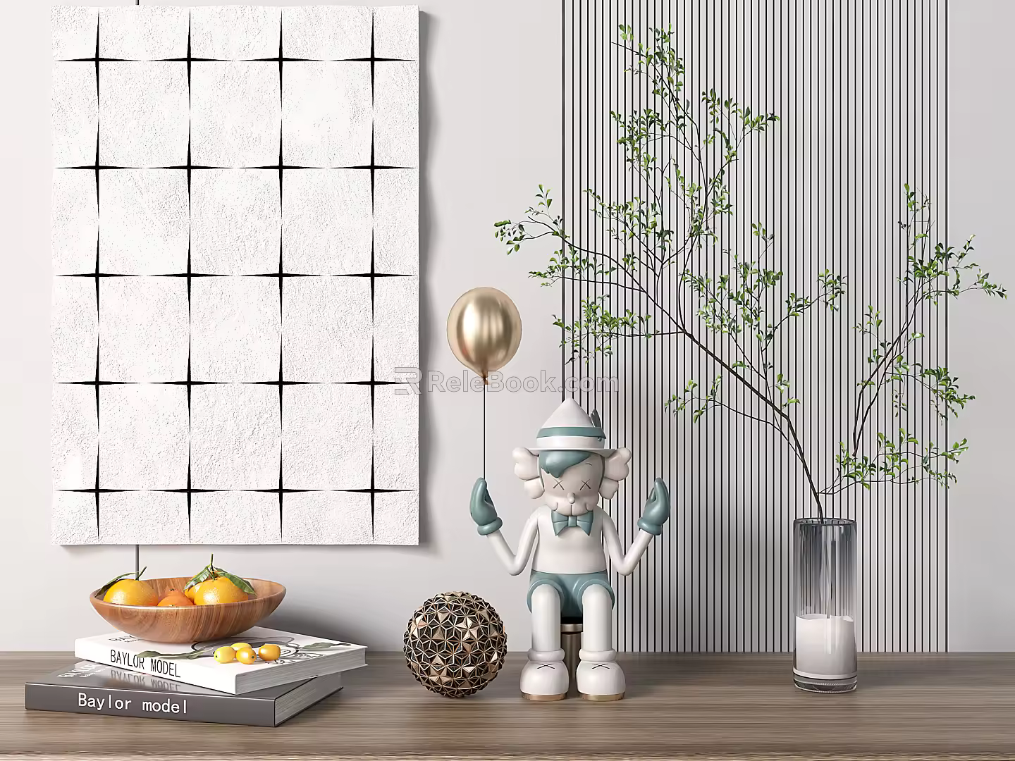 Modern ornaments combination ornaments 3d model