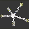 Mechanical Spider Robot With Multi Legged Robotic Structure And Design Elements