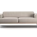 Fabric double sofa 3d model