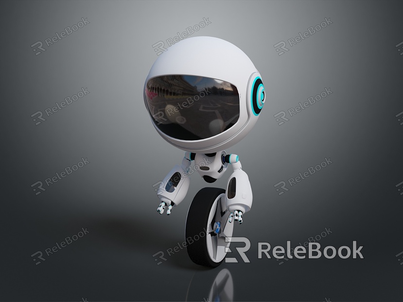 Industrial Robot Single Wheel Robot Double Wheel Robot Robot Robot Assistant Small Robot model