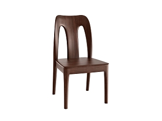 Chinese Dining Chair 3d model