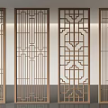 Screen partition 3d model