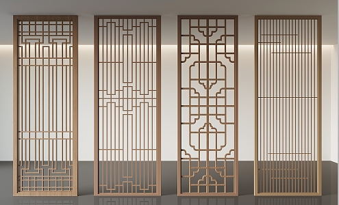 Screen partition 3d model