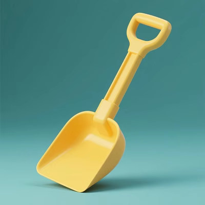 shovel toy beach shovel dustpan small shovel 3d model