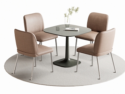 Leisure Table and Chair Negotiation Table and Chair Dining Table and Chair model