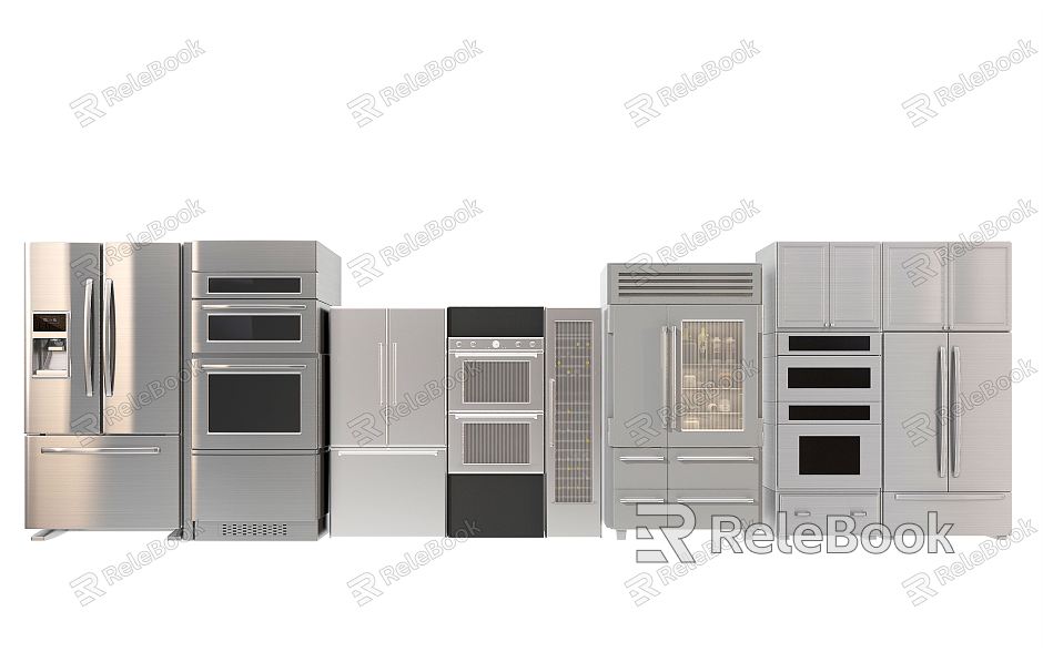 Modern refrigerator catering kitchen refrigerator freezer combination model