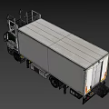 Efficient White Refrigerated Truck Featuring Hydraulic Lift Platform For Cargo Handling