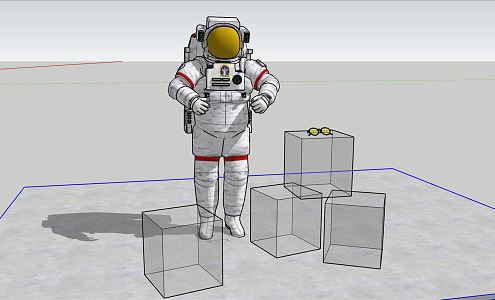 The Modern Astronaut 3d model